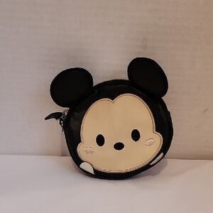 Disney Black and Cream Mickey Coin Purse